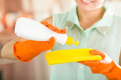 Removing stains during mattress cleaning in Leyton